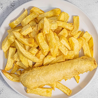 Battered Sausage & Chips