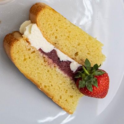 Vegan Victoria Sponge (Vg)