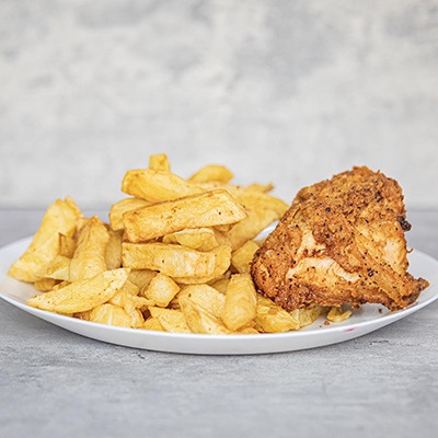 1pc Chicken & Chips