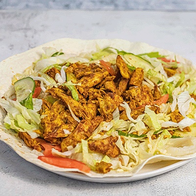 Vegan Tikka Wrap (Vg)