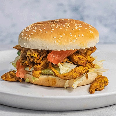 Vegan Tikka Burger (Vg)